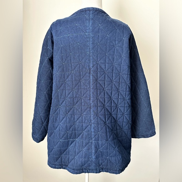 MarlaWynne Quilted Blue Jacket - Picture 4 of 10